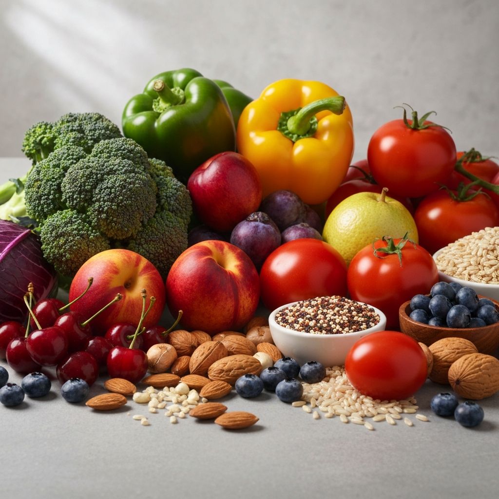 Variety of nutritious foods